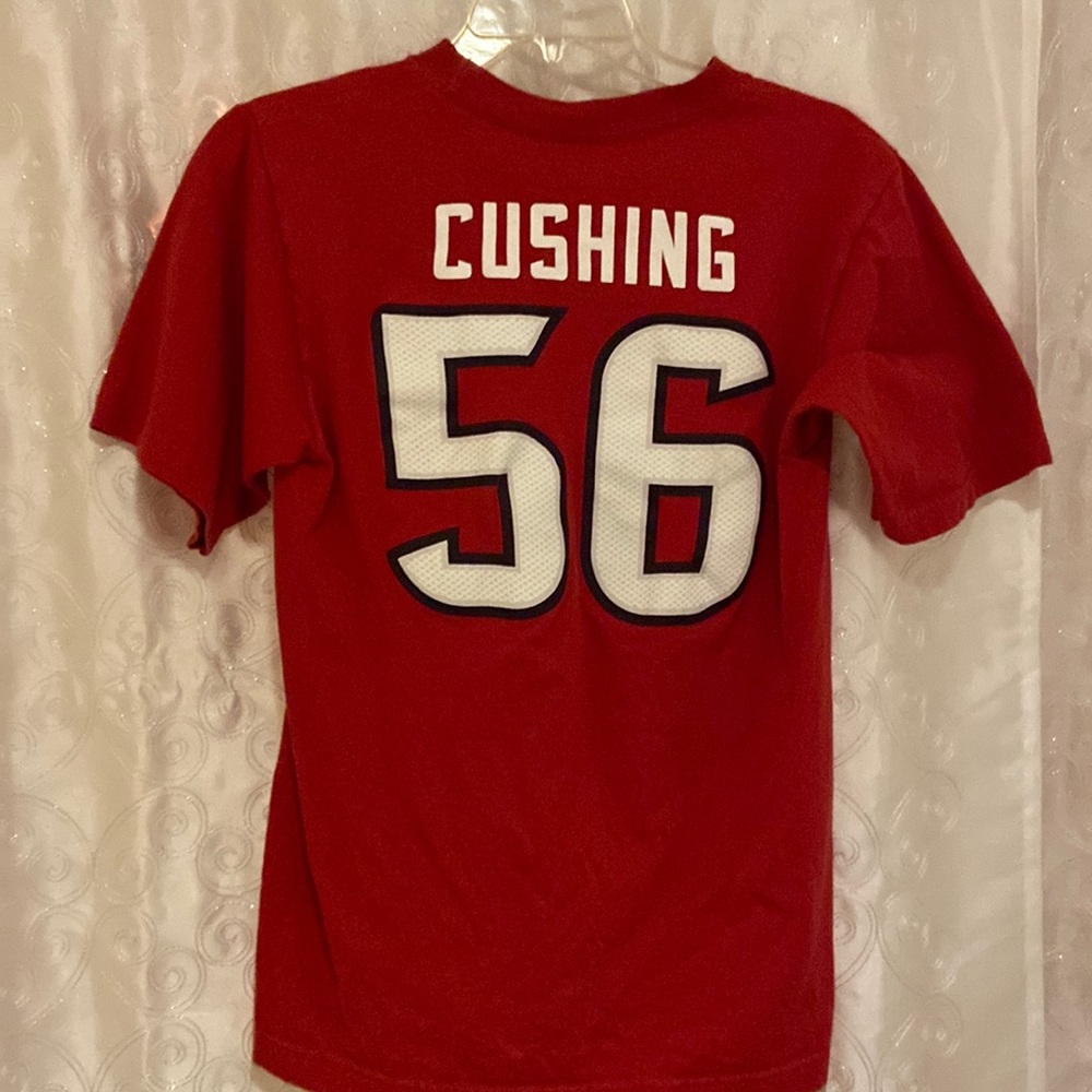 Vintage Reebok Houston Texans Brian Cushing Jersey T-Shirt Mens Size Small 🔥